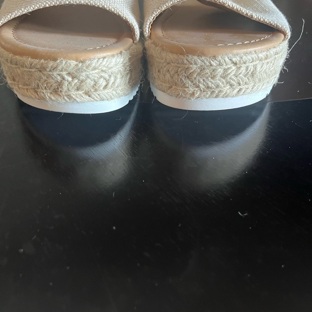 Blowfish Brown and Cream Espadrilles Comfortable Summer Shoes - Picture 8 of 15